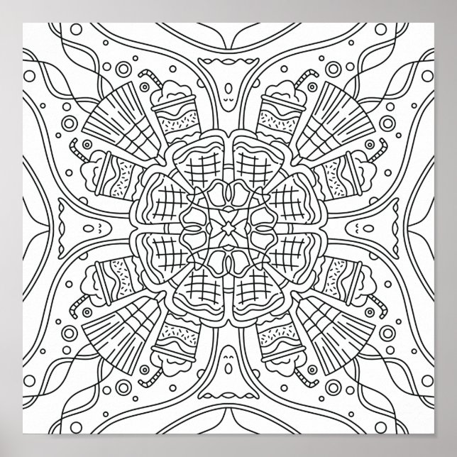 Póster Pacífico otoño: Halloween espeluznante colorido no (Frente)