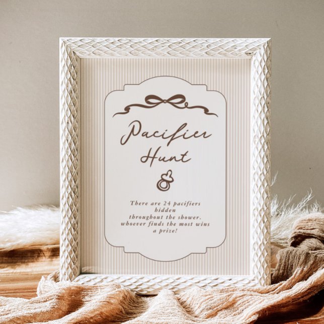 Póster Pacifier Hunt Bebe Cafe Hand drawn Gender neutral (Subido por el creador)