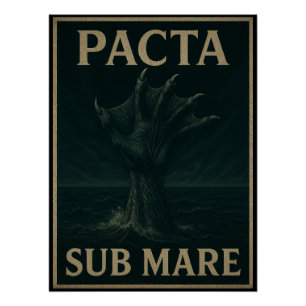 Póster Pacta Sub Mare - Pacto de Profundidad