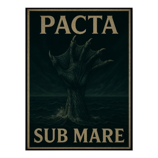 Póster Pacta Sub Mare - Pacto de Profundidad (Anverso)