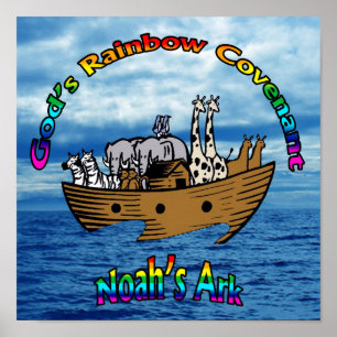 Póster Pacto Arcoiris de Dios #4