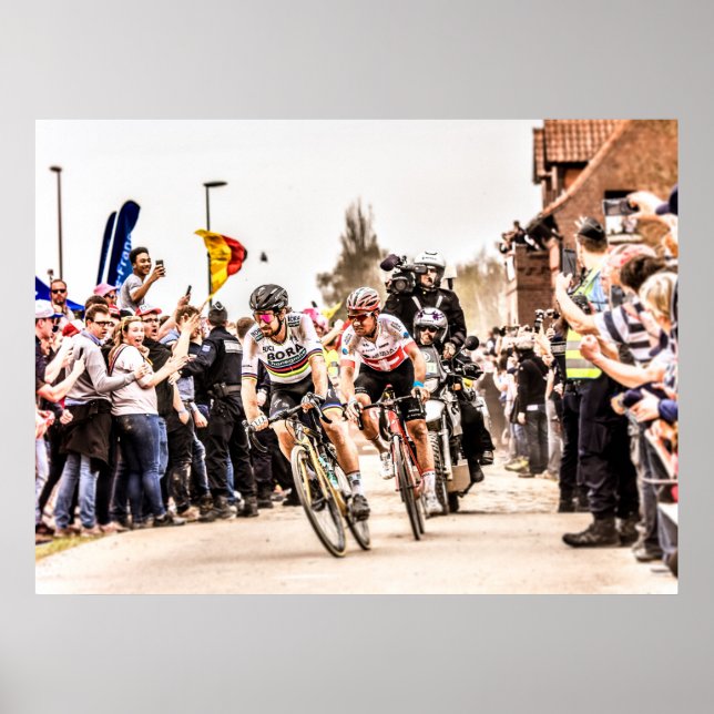 Póster Pacto con el diablo - París Roubaix 2018 (Frente)