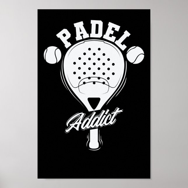 Póster Padel Addict Tennis Ballsportart (Frente)