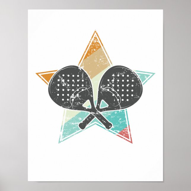 Póster Padel Tennis Ballsportart (Frente)
