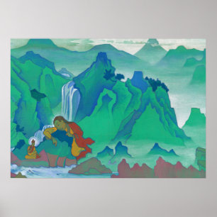 Póster Padma Sambhava, 1924 por Nicholas Roerich