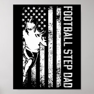 Póster Padrastro de fútbol de un jugador de fútbol padras