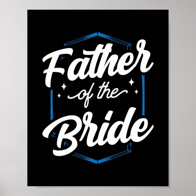 Póster Padre De La Fiesta De Novia Boda Bachelorette (Frente)