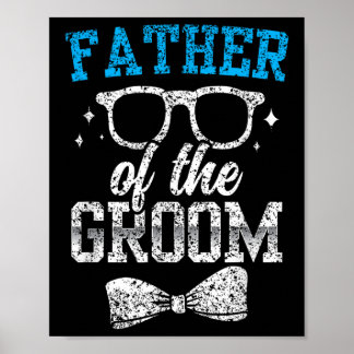 Póster Padre De La Fiesta Groom Boda Bachelor