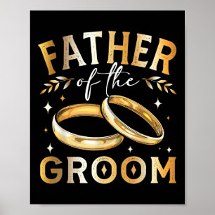 Póster Padre De La Groom Grooms Padre Boda Y Enga