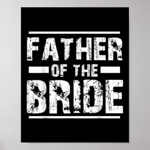 Póster Padre Del Partido De Novias Boda