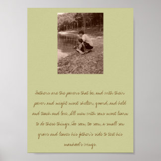Póster Padre e hijo
