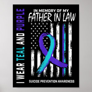 Póster Padre En La Ley Suicida Prevención De Concienciaci
