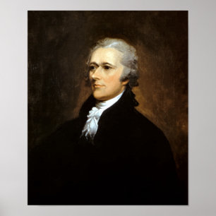 Póster Padre Fundador Alexander Hamilton