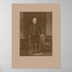 Póster Padre fundador Samuel Adams