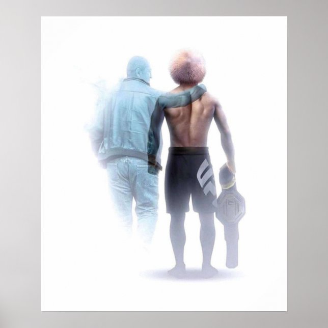 Póster Padre Khabib, un LEGADO COMBATIENTE (Frente)