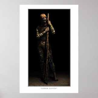 Póster Padre Lavone