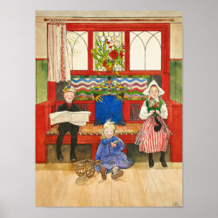Póster Padre, madre e hijo, 1906 por Carl Larsson