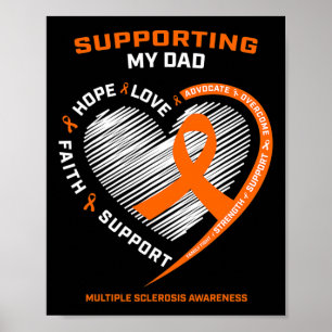 Póster Padre Ms Regalos Productos Papá Esclerosis Múltipl
