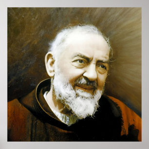 Póster Padre Pío,
