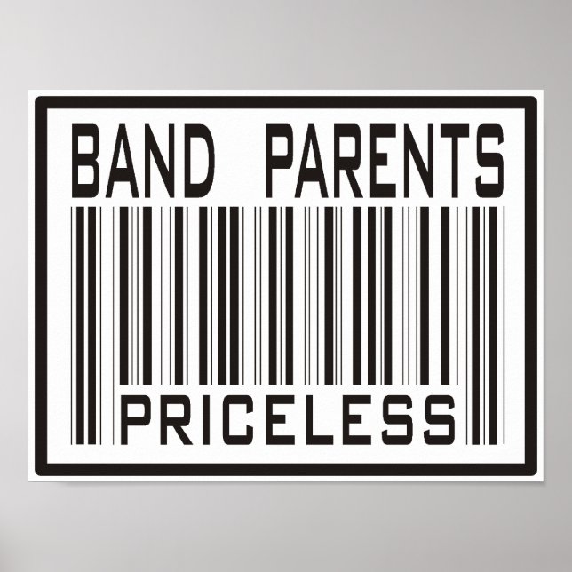 Póster Padres de banda sin precio (Frente)
