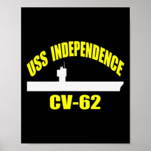 Póster Padres De Portaaviones De Independencia De Los Ee.