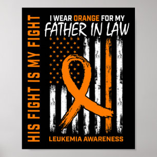 Póster Padres En La Ley Leucemia Conciencia Del Cáncer Es