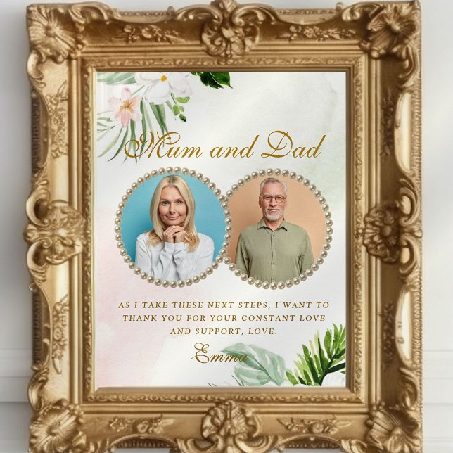 Póster Padres florales blancos del Poster de regalo de no (Subido por el creador)