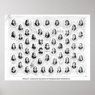 Póster Padres Fundadores 1876