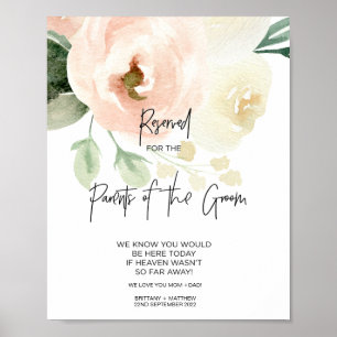 Póster Padres reservados de Rubor rosados de la memoria d