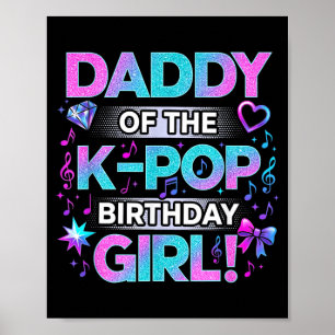 Póster Padrino de las chicas de cumpleaños de K-Pop Músic