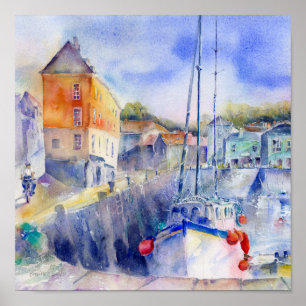 Póster Padstow Habour