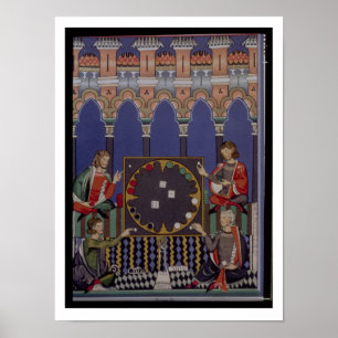 Póster Página 90 del Libro de los Juegos para Alfonso X
