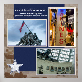 Póster Página Collage de la revista militar