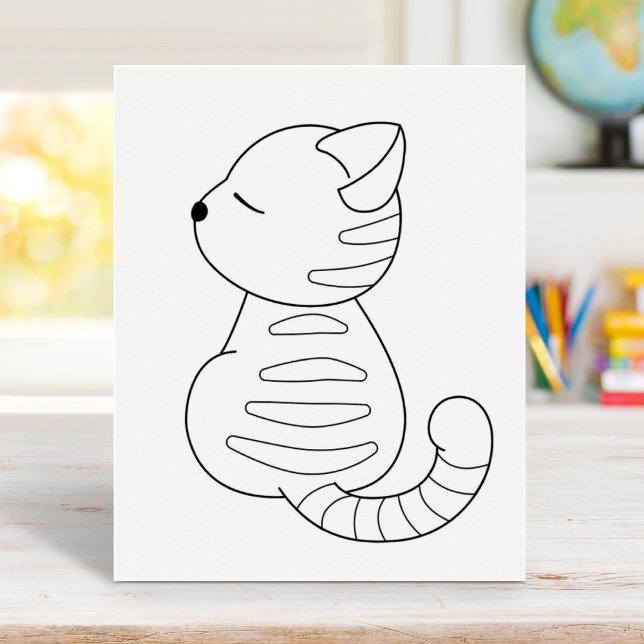 Póster Página de color de gatos de tabla (Subido por el creador)