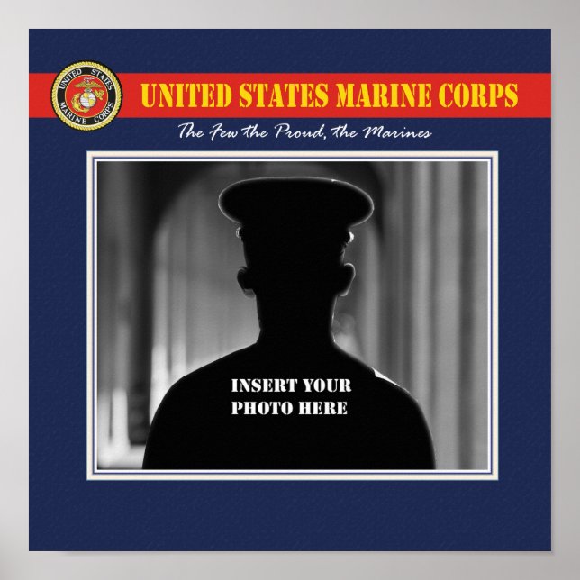 Póster Página de fotos de USMC Portrait (Frente)