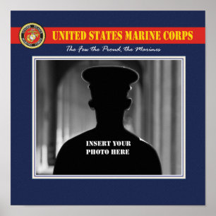 Póster Página de la foto del retrato del USMC