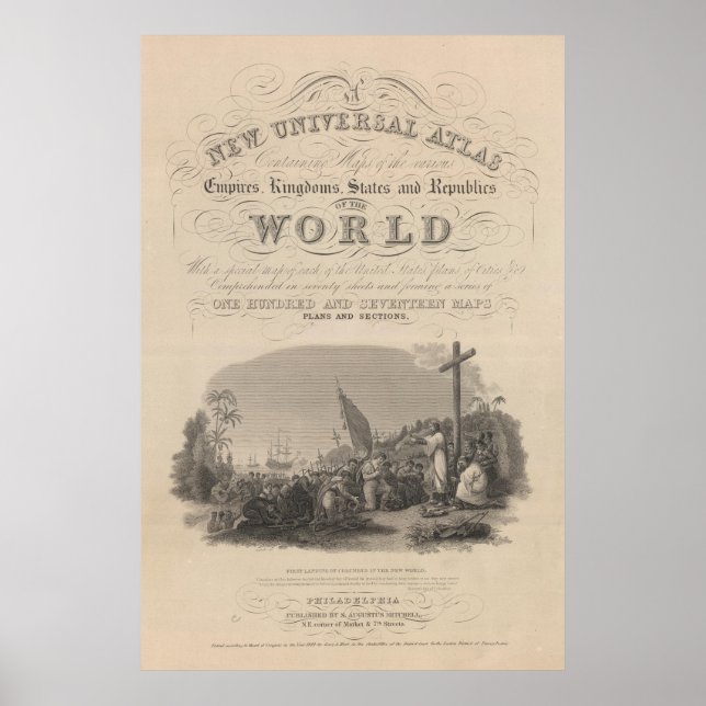 Póster Página de título Nuevo Atlas Universal 2 (Frente)