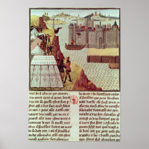 Póster Página del 'Histoire du Grand Alexandre'
