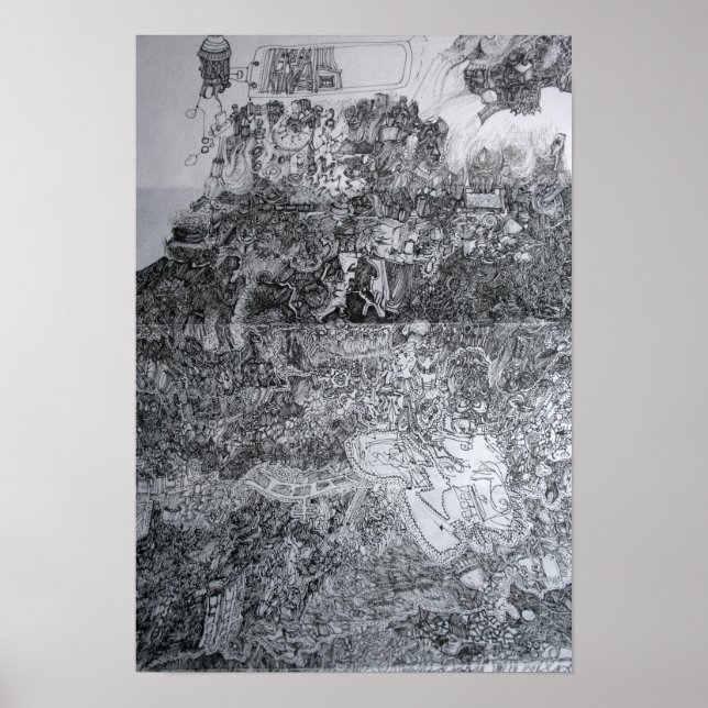 Póster Página del Poster de detalles del libro del artist (Frente)