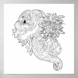 Póster Página Destino en la Coloración del Tigre de las E