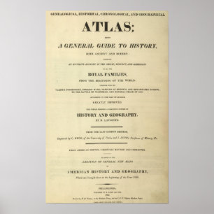 Póster Página Título Completa Genealógica, Histórica