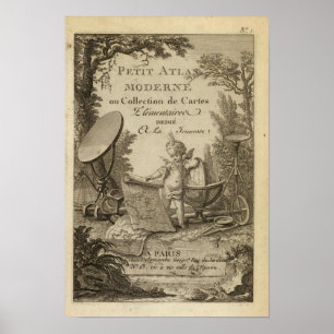 Póster Página Título Pequeño atlas moderno