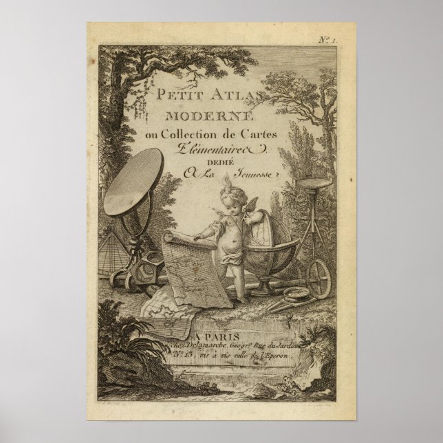 Póster Página Título Pequeño atlas moderno (Frente)