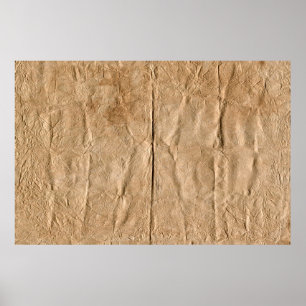 Póster Páginas de papel mística de anciana anciana