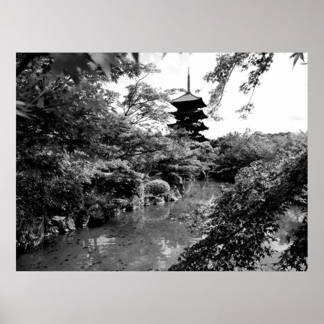 Póster Pagoda en Toji (Frente)