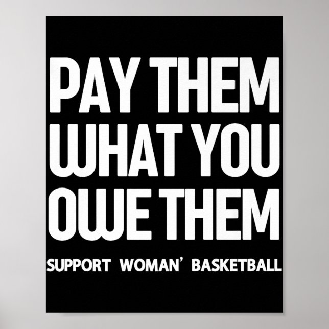 Póster Páguenles lo que les deben - Apoyen a Baske de las (Frente)