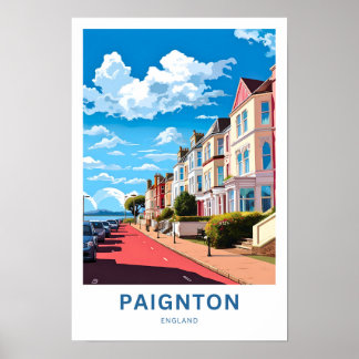 Póster Paignton England Travel Print