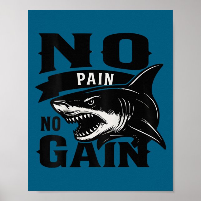 Póster Pain Today Wer Tomorrow Motivational Gym Insration (Frente)