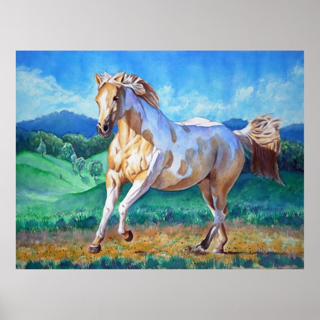 Póster Paint en ejecución (Frente)