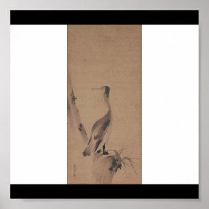 Póster Painting by Miyamoto Musashi, c. 1600's